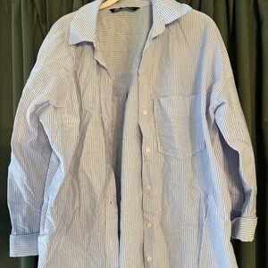 Zara Striped Collared Shirt